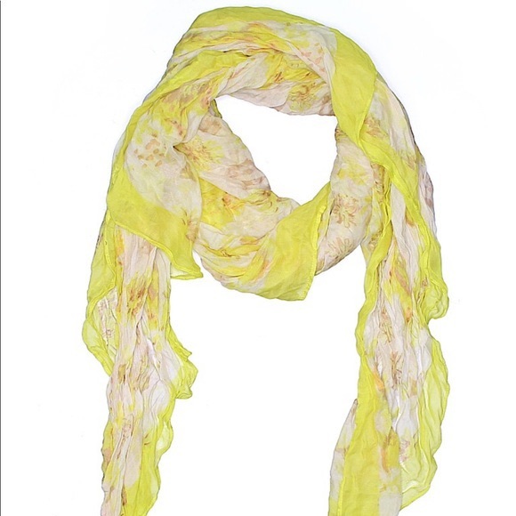 Stella & Dot Yellow Scarf/Wrap - Picture 1 of 4